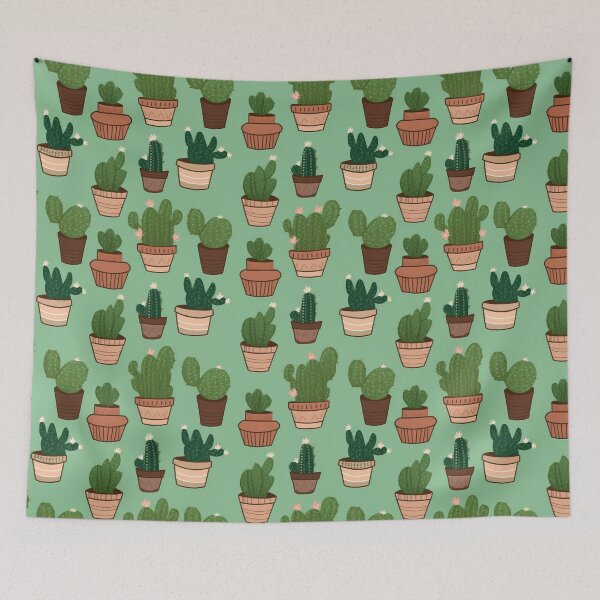 Item preview, Serenity in Spines: A Cactus Kaleidoscope designed and sold by SpicyGraphicArt.