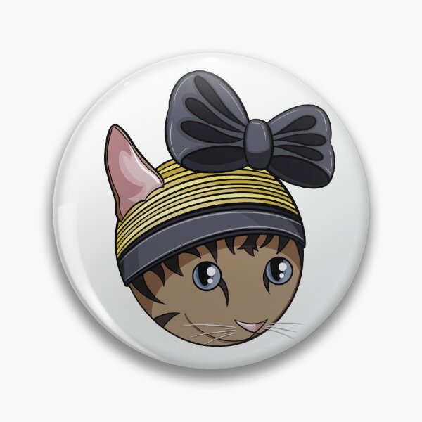 Item preview, Beanie Bow Cat - Cats in Hats Sticker designed and sold by N9Livez.