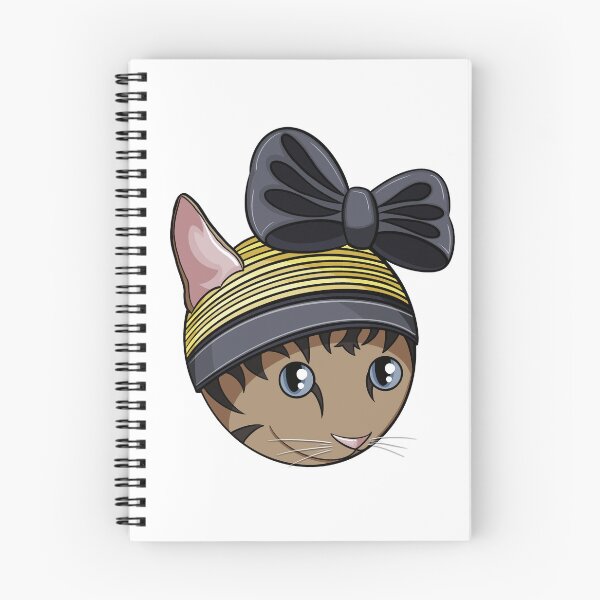 Item preview, Beanie Bow Cat - Cats in Hats Sticker designed and sold by N9Livez.