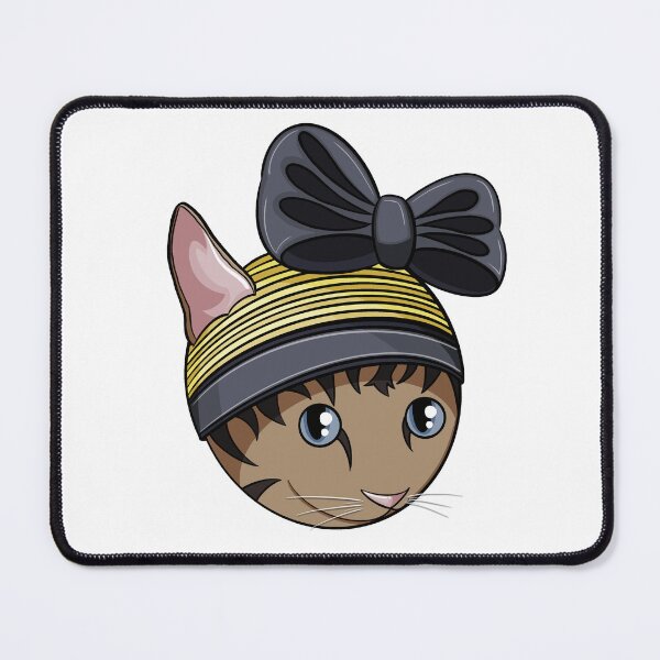 Item preview, Beanie Bow Cat - Cats in Hats Sticker designed and sold by N9Livez.