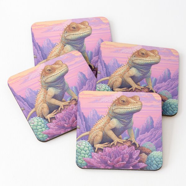 Item preview, Vibrant Dessert Lizard  designed and sold by kaitlynlingo.