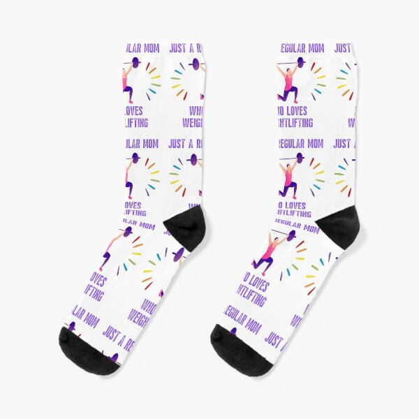 Novelty Weightlifting Socks, Funny Weight Lifting Gifts for Weight Lifting lovers, Gymnastics Sock, Gifts for Gym lovers, Unisex Weight Lifting Themed