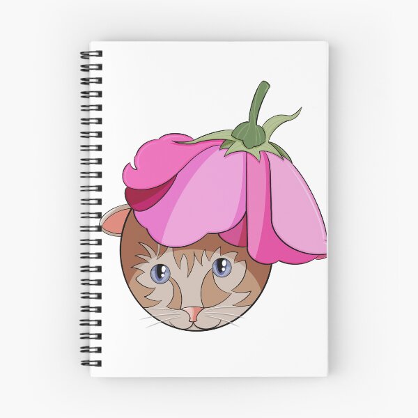Item preview, Flower Cat - Cats in Hats Sticker designed and sold by N9Livez.