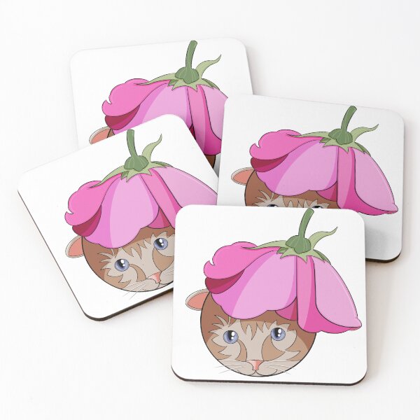 Item preview, Flower Cat - Cats in Hats Sticker designed and sold by N9Livez.