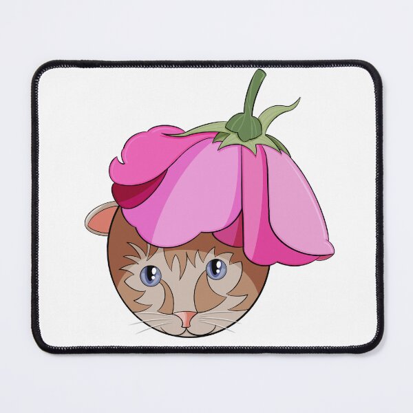 Item preview, Flower Cat - Cats in Hats Sticker designed and sold by N9Livez.
