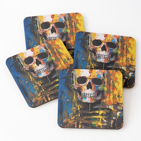 Item preview, Knight Bones: Acrylic Modern Art Skeleton Design V.33 designed and sold by Pexelpanoramas.