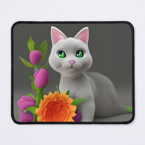 Item preview, Cat Flower 19 designed and sold by Camila Hamdan.