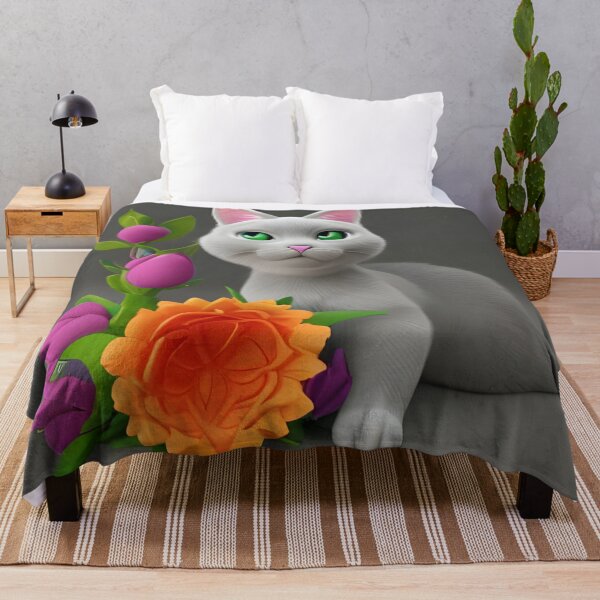 Item preview, Cat Flower 19 designed and sold by Camila Hamdan.