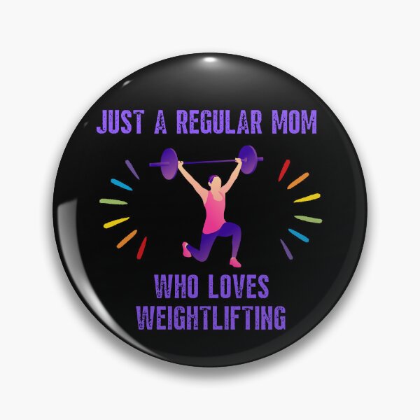 Item preview, Just a regular mom who loves weightlifting - Night time version designed and sold by AdiRemba.