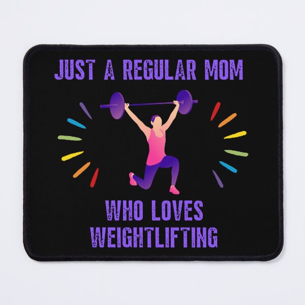 Item preview, Just a regular mom who loves weightlifting - Night time version designed and sold by AdiRemba.