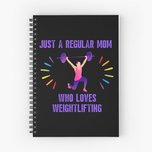 Item preview, Just a regular mom who loves weightlifting - Night time version designed and sold by AdiRemba.