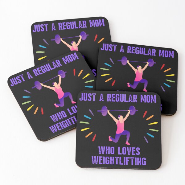 Item preview, Just a regular mom who loves weightlifting - Night time version designed and sold by AdiRemba.
