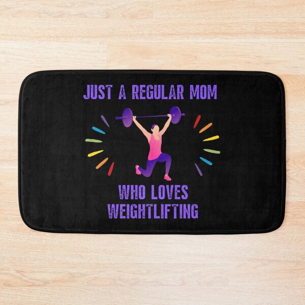 Item preview, Just a regular mom who loves weightlifting - Night time version designed and sold by AdiRemba.