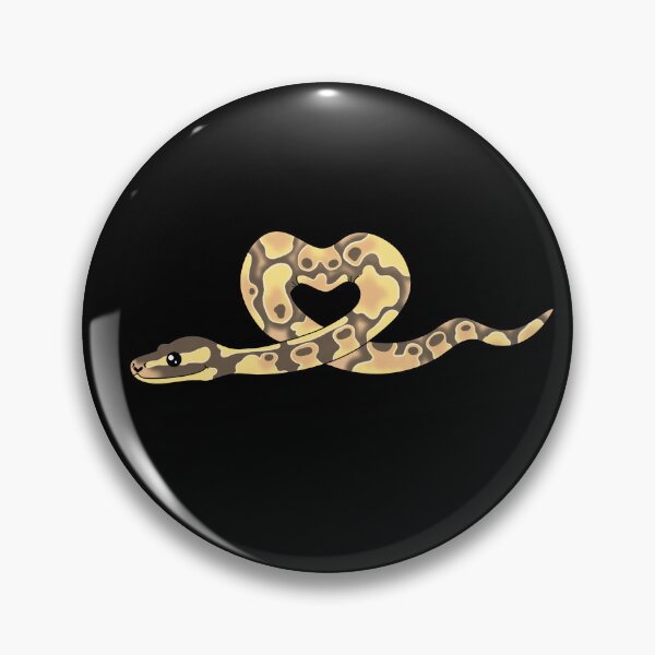 Item preview, Ghost Ball Python Heart designed and sold by eternallygifted.