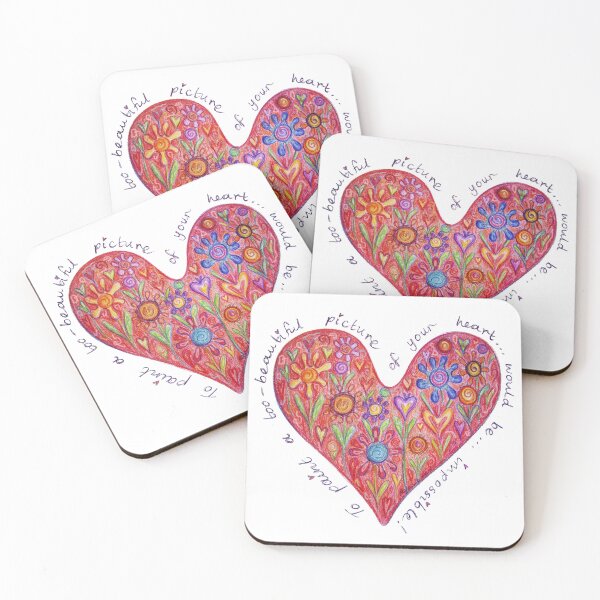 Item preview, Flowering Heart designed and sold by wildwisebeauty.