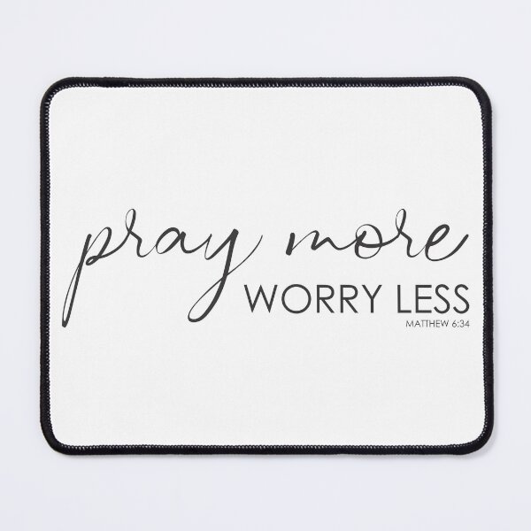 Item preview, Matthew 6:34 Black designed and sold by smalltownfaith.