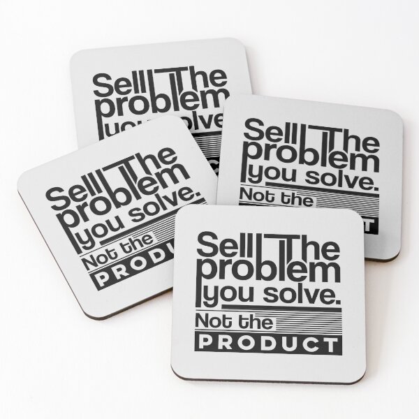 Item preview, sell the problem you solve not the product  designed and sold by hautehub.