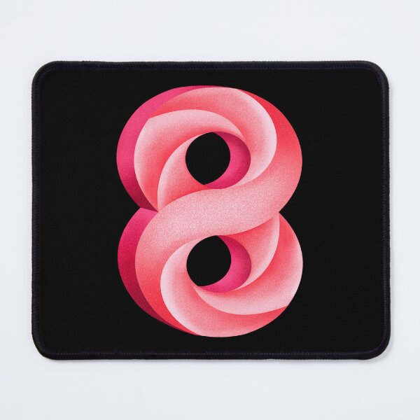 Item preview, Optical Illusion Infinity Symbol Pink  designed and sold by By Aurora Sky.