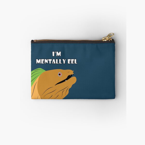 Item preview, Mentally Eel Fish Pun designed and sold by DesignsbyJBird.