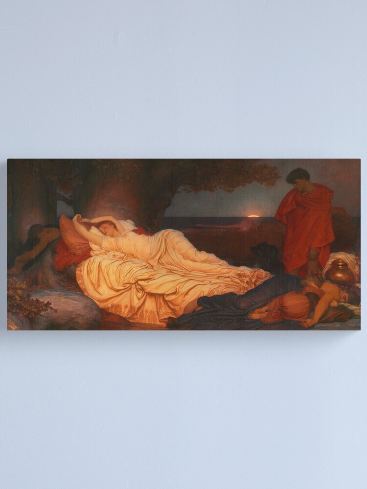 ARTCANVAS Cymon and Iphigenia 1884 Canvas 2024 Art Print by Frederic Leighton