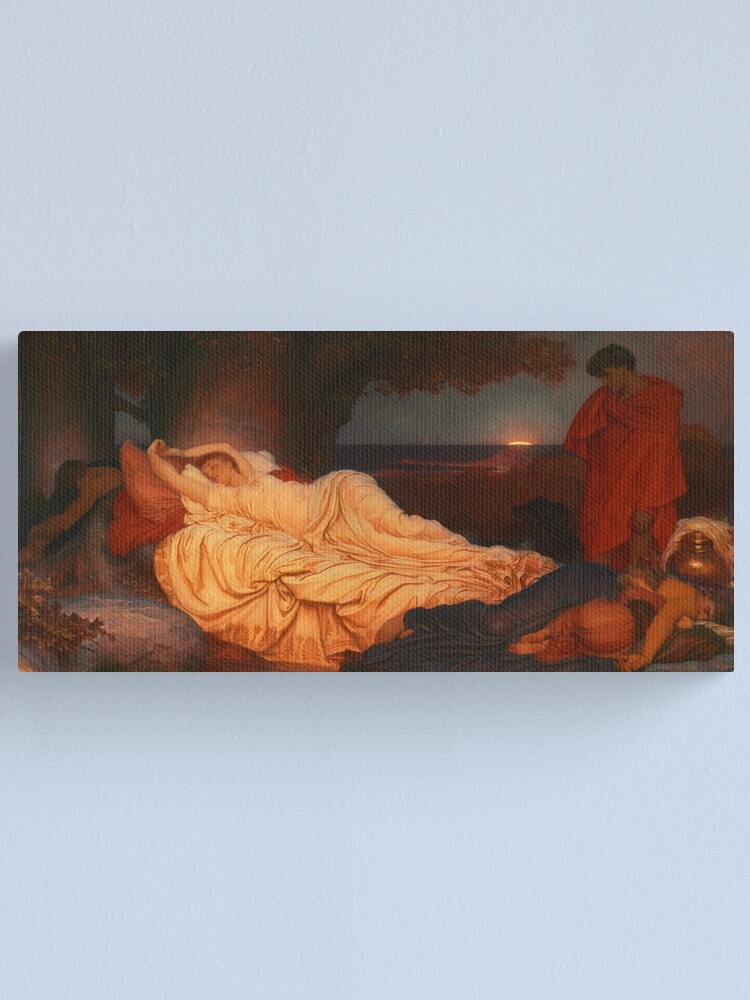 ARTCANVAS Cymon and Iphigenia 1884 Canvas Art Print by Frederic outlets Leighton