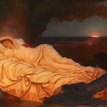 ARTCANVAS Cymon and Iphigenia 1884 Canvas Art Print by Frederic high quality Leighton