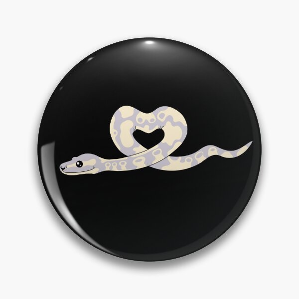 Item preview, Lavender Albino Ball Python Heart designed and sold by eternallygifted.