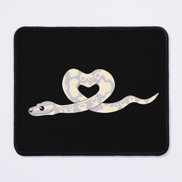 Item preview, Lavender Albino Ball Python Heart designed and sold by eternallygifted.