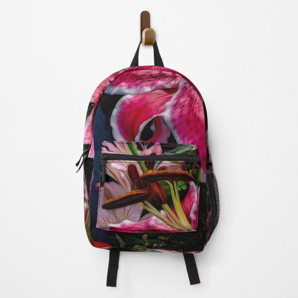 Item preview, Big Petaled Pink and White Lily designed and sold by bloomingvine.