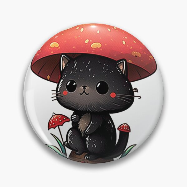 Artikelvorschau, Mushroom Cat entworfen und verkauft von Solace Sparkles.