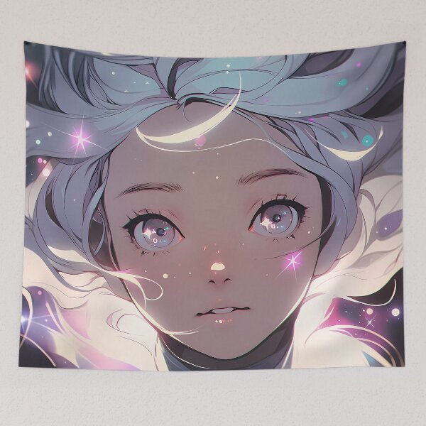 Item preview, Anime girl portrait #1 designed and sold by Carmillai.