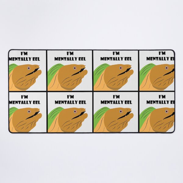 Item preview, Mentally Eel Fish Pun designed and sold by DesignsbyJBird.