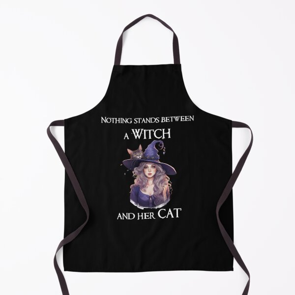 Item preview, Nothing Stands Between a Witch and Her Cat designed and sold by LittleMagicShop.