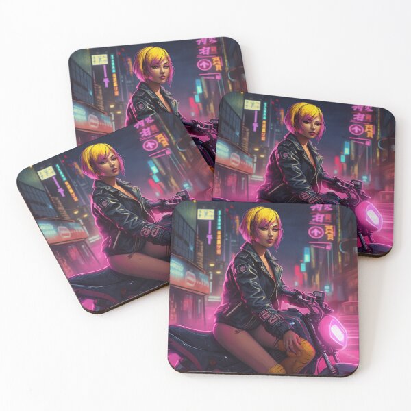 Item preview, Cyberpunk biker girl designed and sold by Istarfal.