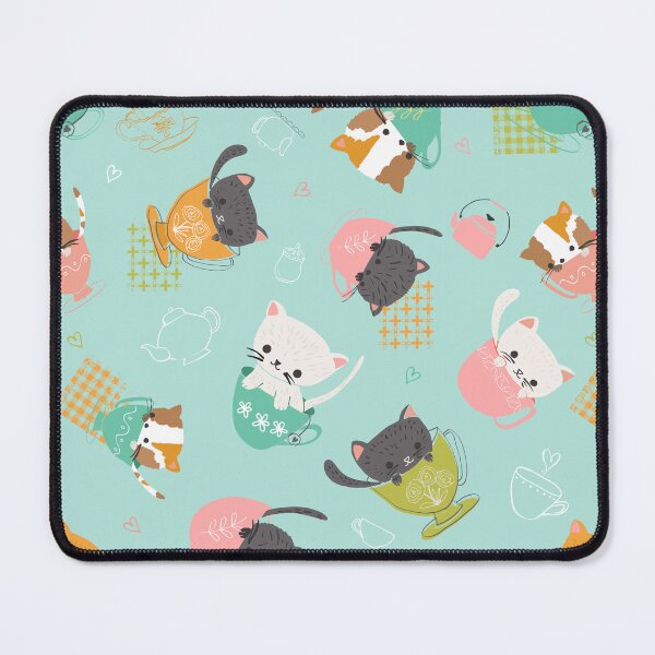 Item preview, Teacups and Kittens designed and sold by Heather Rosas.