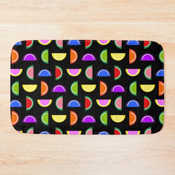 Item preview, Colorful Jelly Fruit Candy Slices on Black designed and sold by GreenCarbon2112.