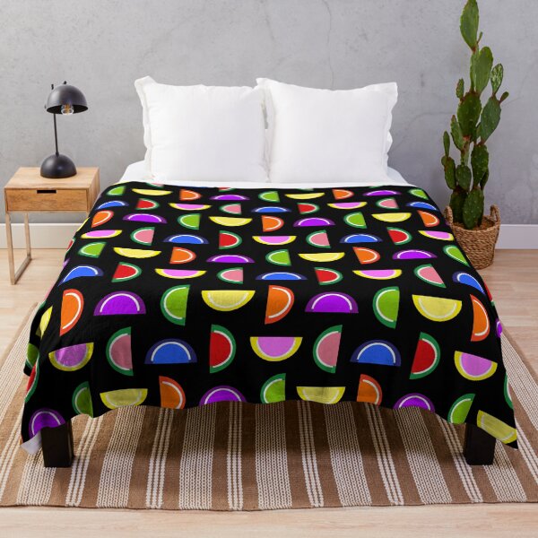 Item preview, Colorful Jelly Fruit Candy Slices on Black designed and sold by GreenCarbon2112.