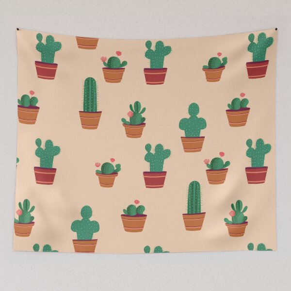 Item preview, Serenity in Spines: A Cactus Kaleidoscope designed and sold by SpicyGraphicArt.