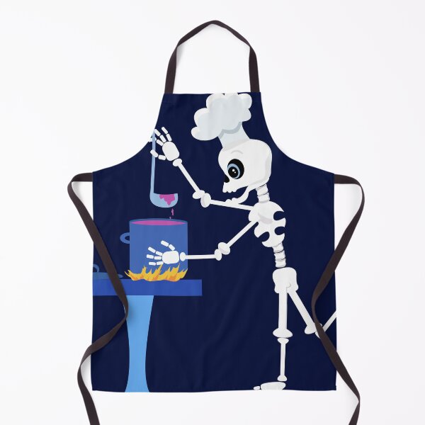 Item preview,   Funny crazy spooky skeleton stiker  cooking print sticker Halloween designed and sold by Flyart8.