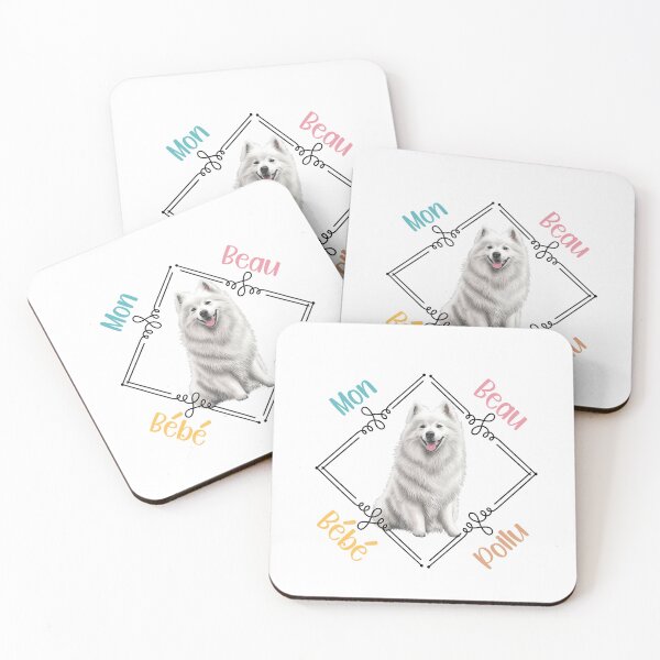 Item preview, Samoyed my beautiful hairy baby for sams lovers, in french designed and sold by isaweb.