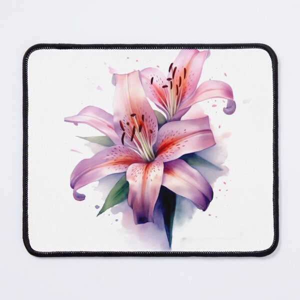Item preview, Lily Flowers Purple designed and sold by illustratious.