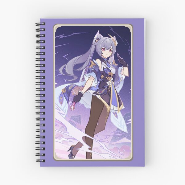 Item preview, Genshin Impact Keqing Card designed and sold by HuckleberryArts.