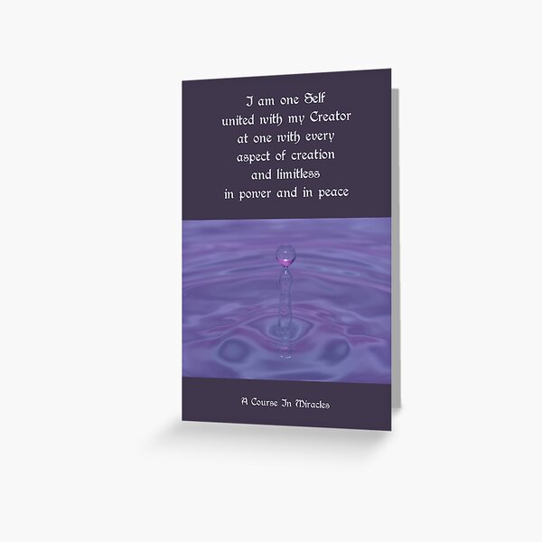 Oneness card Greeting Card