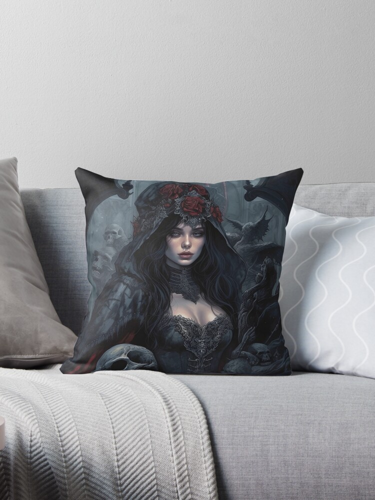 Gothic store throw pillows