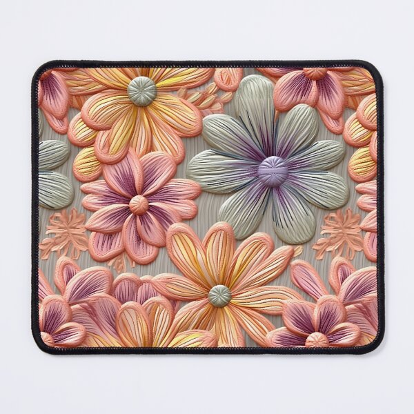 Item preview, Embroidered Flowers designed and sold by ArtfulVixen.