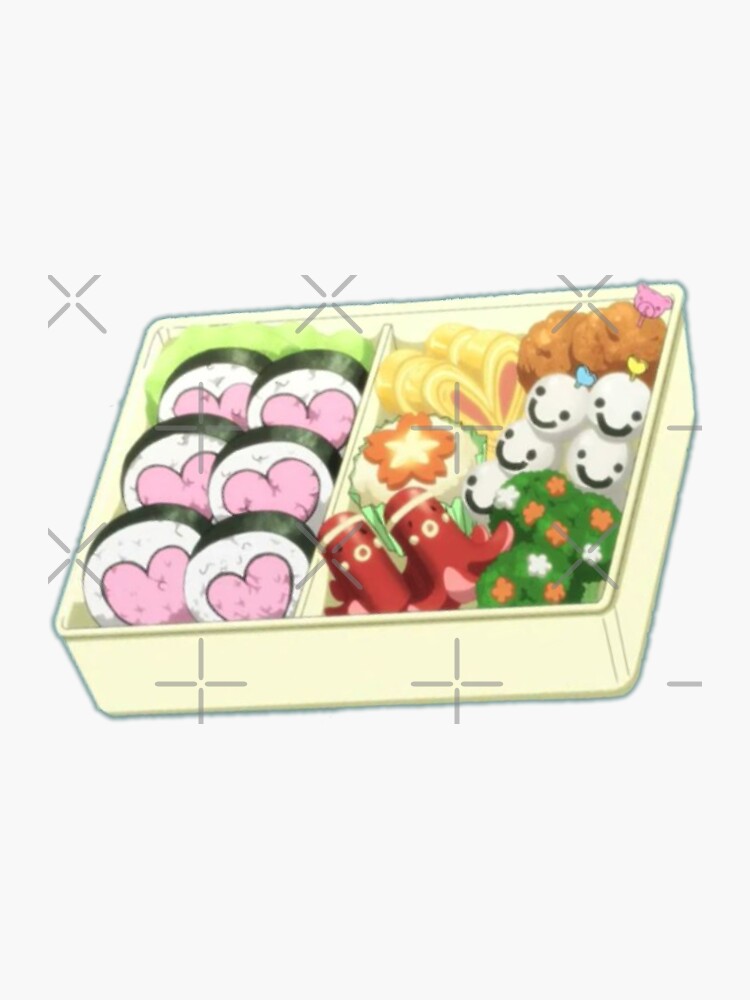 Kawaii Bento Box Sticker for Sale by Adronia