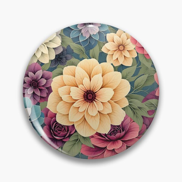 Item preview, Floral Perfection, 10 of 12 Seamless Floral Patterned Art designed and sold by Bookish Nerd.