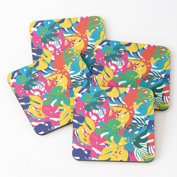 Item preview, Colorful Monsteras designed and sold by LoversCovers.