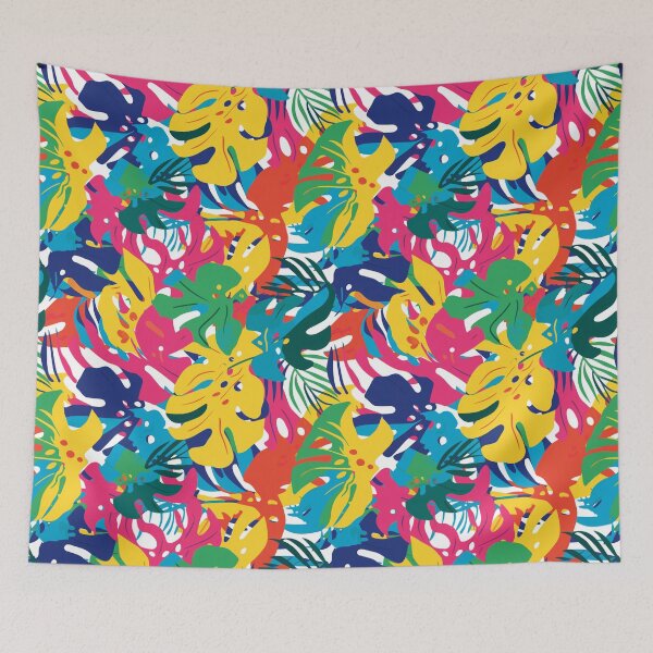 Item preview, Colorful Monsteras designed and sold by LoversCovers.