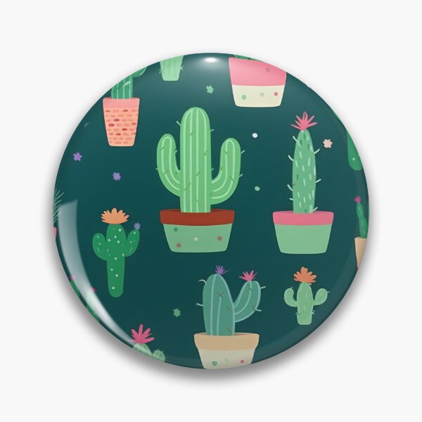 Item preview, Serenity in Spines: A Cactus Kaleidoscope designed and sold by SpicyGraphicArt.